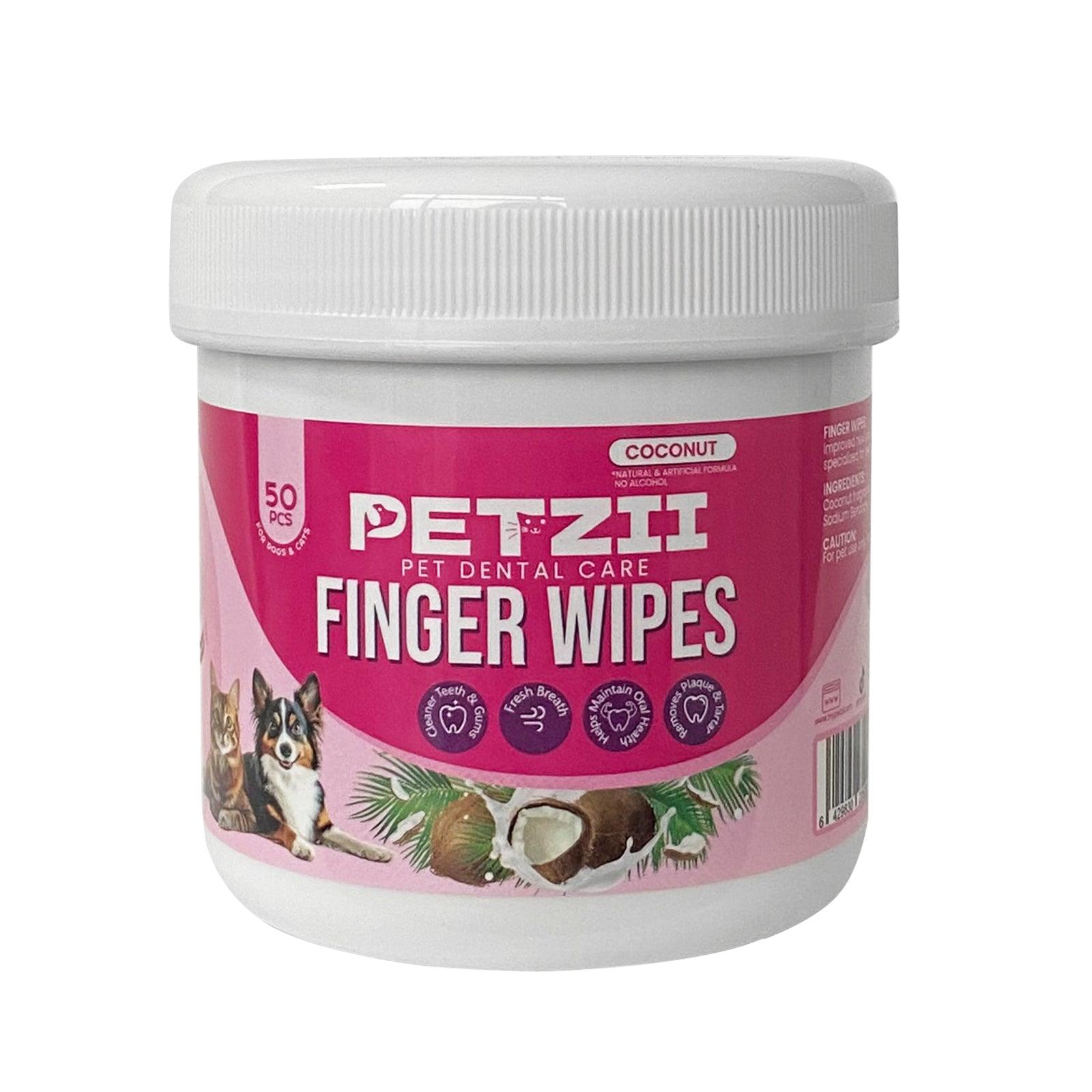 Pet Dental wipes - Petzii